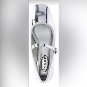 Women's Silver Mary Jane Shoes